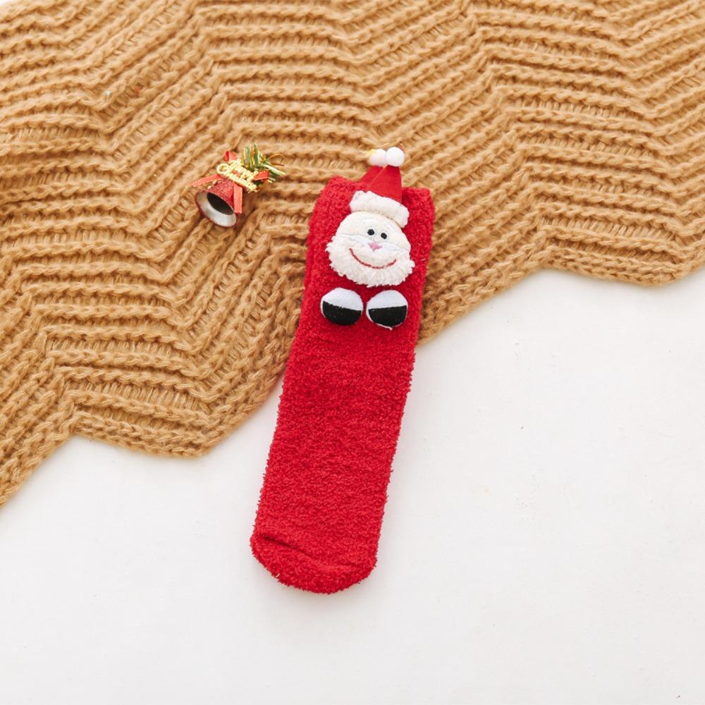 

New Christmas Floor Socks Non-slip Soft Fuzzy Socks Warm Thicken Cotton Socks Home 35-39