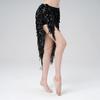 Belly Dance Practice Outfit, Waist Chain, Hip Scarf, Wrapped Skirt, Sequins, Tassel, Ximi Heavy Industry, Inspiring Performance Outfit, Waist Scarf