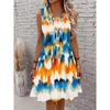 Women's fashionable round neck sleeveless tank top is suitable for daily casual wear in spring, summer and autumn