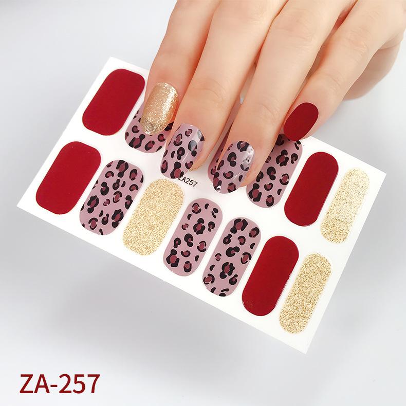 Nail Art Stickers Small Fresh Nail Art Stickers Leopard Print Nail Stickers Nail Stickers