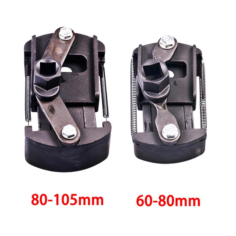 60-80/80-105mm Universal Adjustable New Two-Jaws Oil Filter Wrenches Kit Removal Steel Fuel Cast Car Trucks Motorcycles