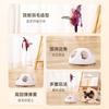 Interactive Cat Toy Feather Wand With Suction Cup Base Rod Kittens Adult Cats Indoor Play