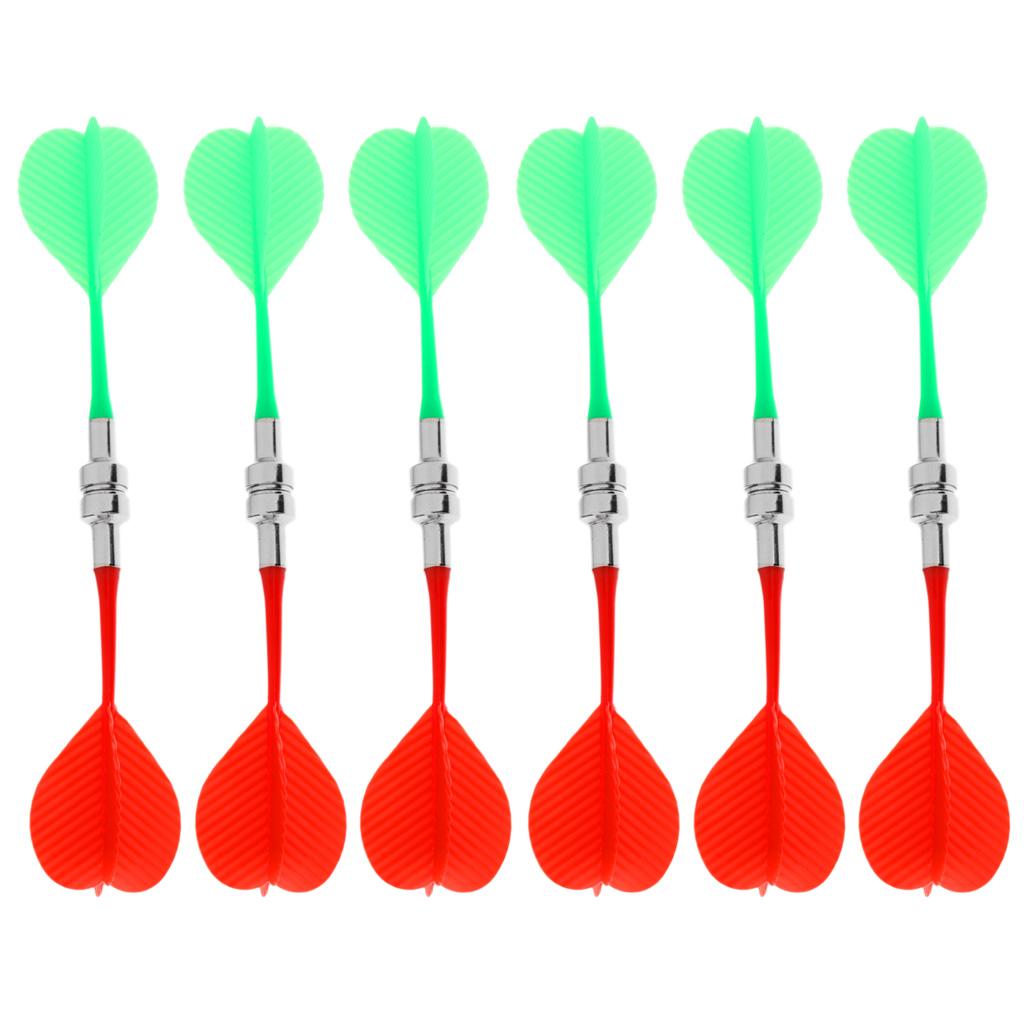 Safety Plastic Tip Darts Durable Replacement Dartset for Two-sided Magnetic Board Indoor Target Games