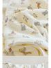 Newborn Infant Hooded Cotton Gauze Bath Towel & Swaddle Blanket
