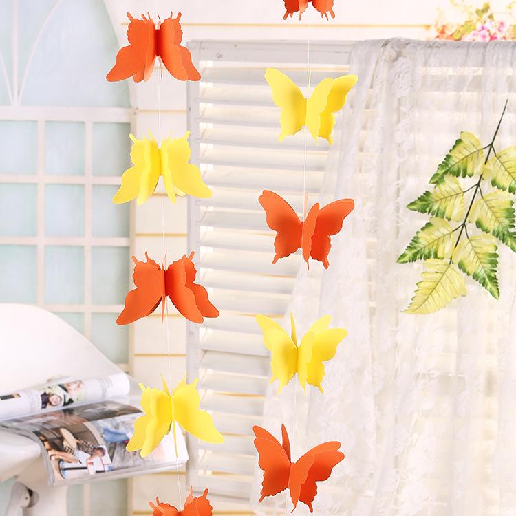 Valentine's Day Butterfly Ceiling Decoration for Restaurant or Store Anniversary Event
