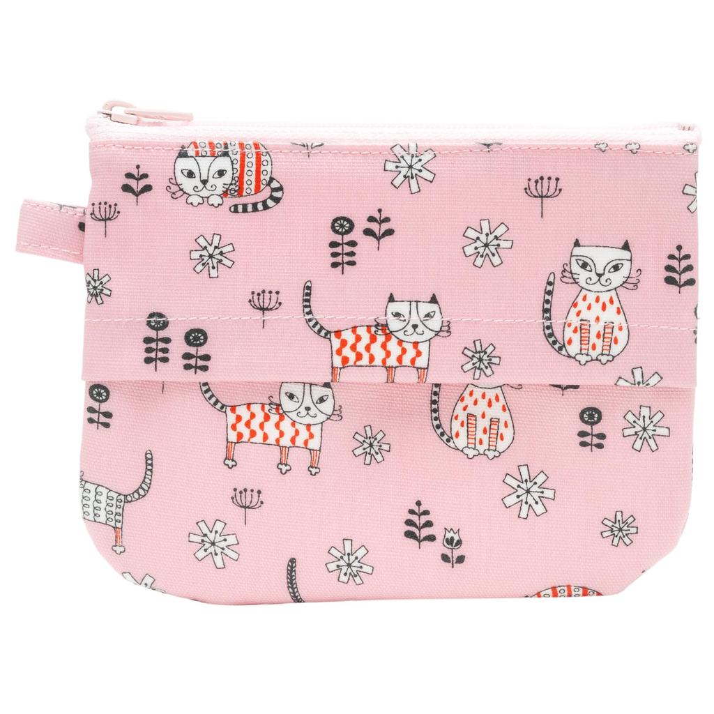 Koji Company Taschentuchbox, 10cm x 13.5cm, Taschentuchtasche, Katze, Rosa, 175026