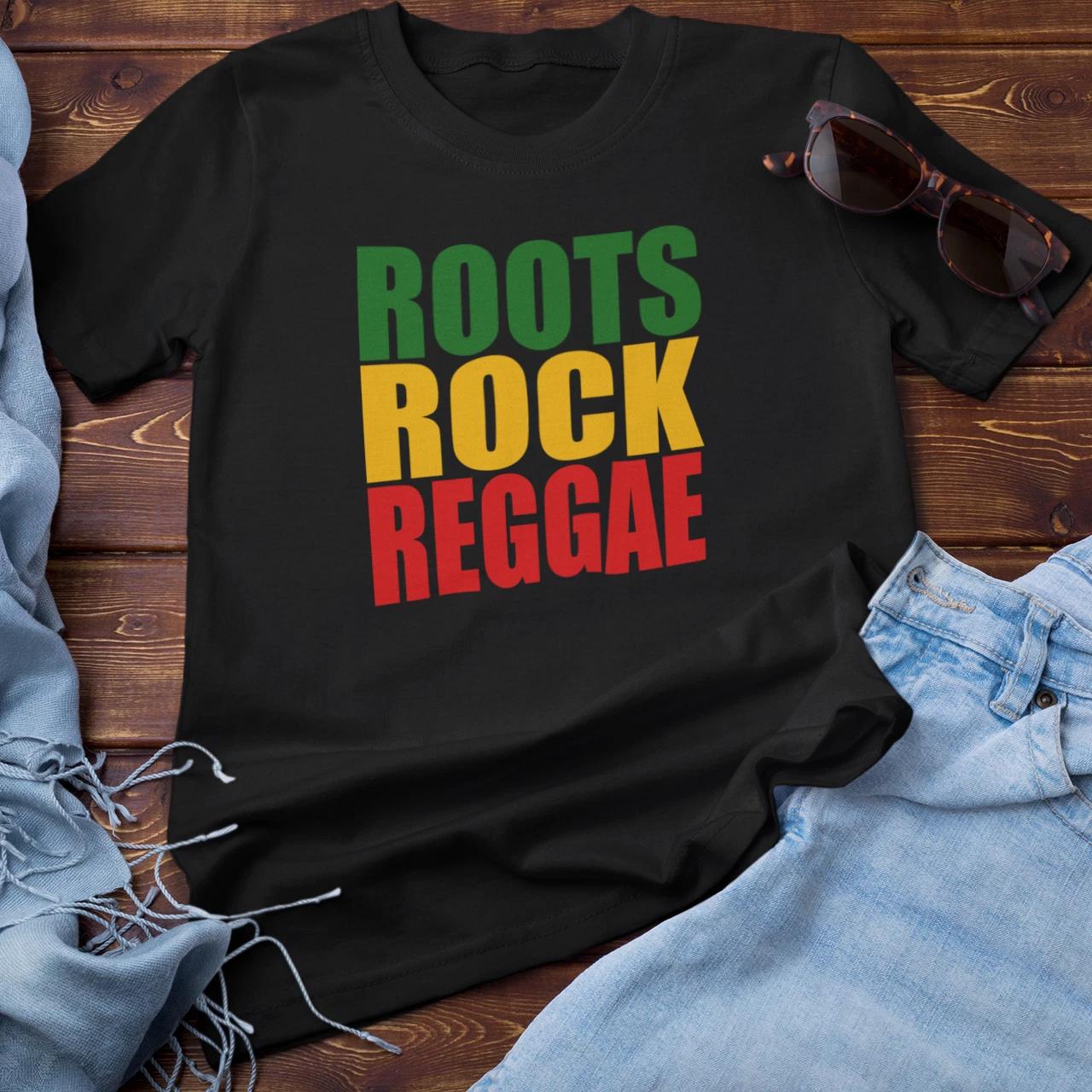 ROOTS ROCK REGGAE T-Shirt - Ska Dub Deejay Jah Rasta Deejay Tosh Music Carnival M