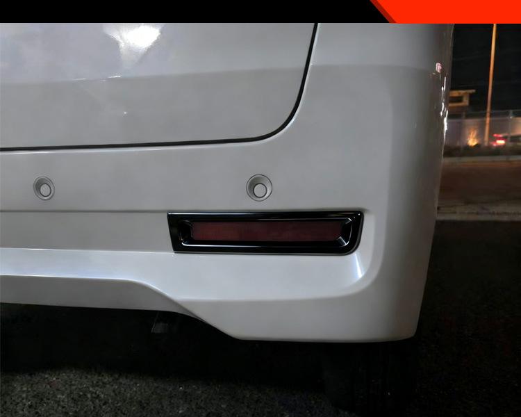 Compatible with Nissan ROOX 25 Models: Rear Bumper Fog Light Trim Protector Cover Car Accessory.