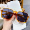 New Fashionable Brown Sunglasses Black Large Frame Anti Blue Light Glasses Computer Glasses Men Clear Glasses  UV400
