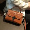 Genuine Leather Handbag Fashionable Single-shoulder Women's Casual Cowhide Crossbody Bag