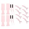 Hair Dyeing Board Comb Clip Set Wide Application Area Easy to Grip Soft Bristle Energy Saving Hair Coloring Dyeing Kit