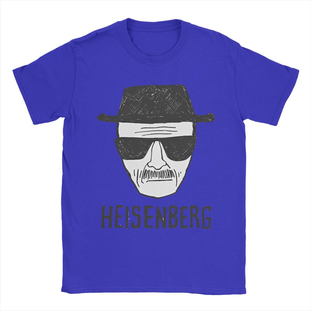 Breaking Bad Heisenberg Zeichnung Merch Herren Damen T-Shirt 100% Baumwolle Tee Bedruckte Tops T-Shirt