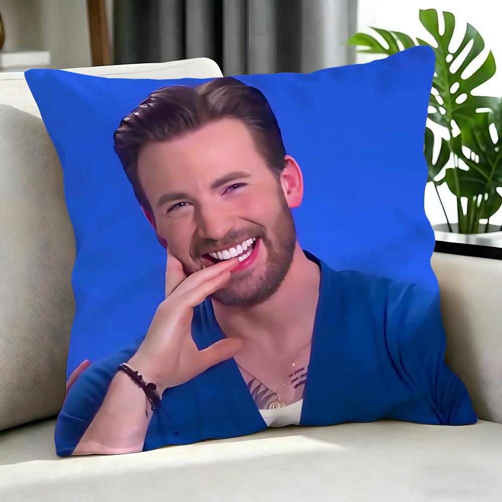 movie Chris Evans Cushion Cover Cushion Cover Set Pcs x x x Pillowcase Decorative Sofa Home Decor