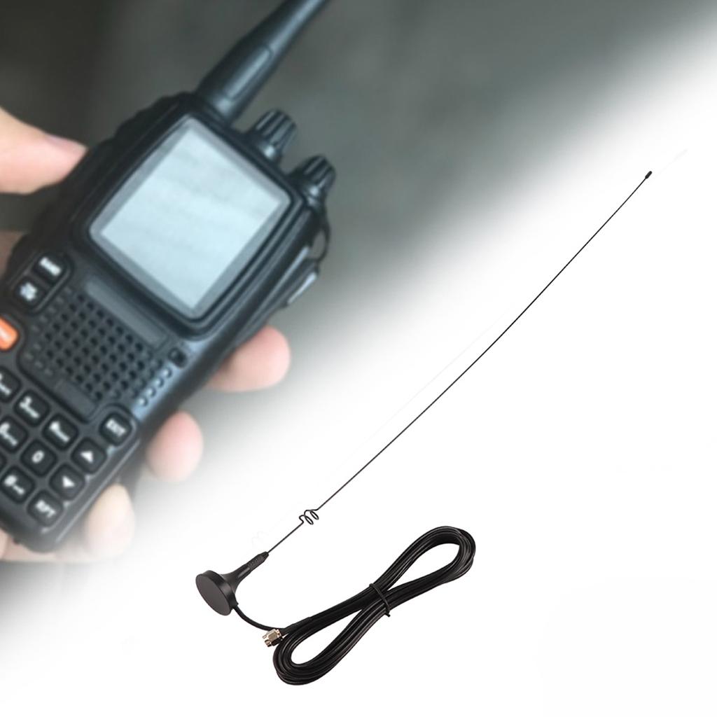 UT‑108UV Dual Band VHF UHF Magnetic Vehicle Mounted Antenna UT‑108 SMA Male