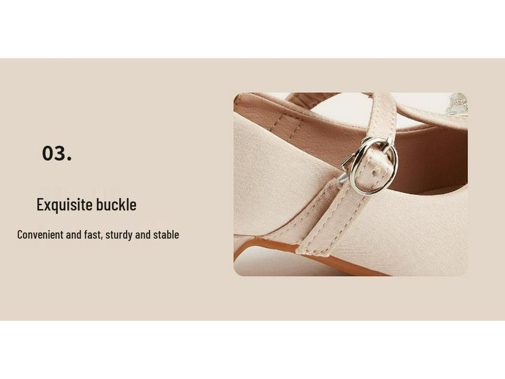 2025 Winter Crystal Flower Bow High Heels for Girls - Pointed Toe Leather Shoes for Small and Medium Children