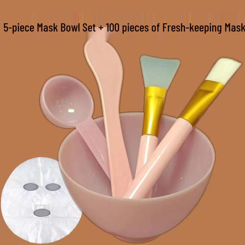 Goddess Facial Kit: Premium Mixing Bowl, Spoon & Brush for Traditional Chinese Medicine Masks