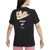 Nike T Shirts Women's Black Crew Neck Moderate Straight Fit FD2550-010