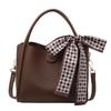 Hand carry commuter bag women's new texture simple trend shoulder bag bucket bag