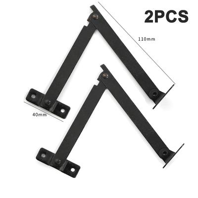 2Pcs Lid Support Hinges Stay Antique Bronze Iron Decor Hinge Box Furniture