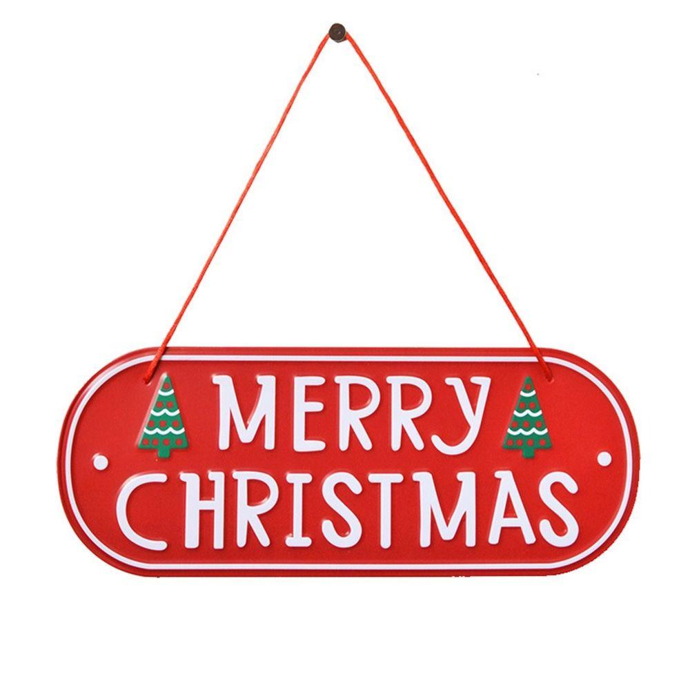Creative Christmas Welcome Card DIY Christmas Sign Plaque New Christmas Pendant  Merry Christmas