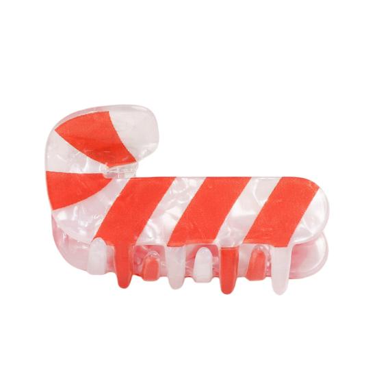 Strong Grip Hair Claw Christmas Themed Hair Clip Christmas Tree Gingerbread Man Snowflake Pattern