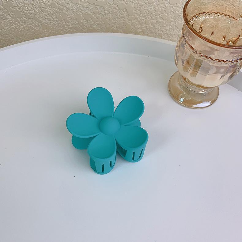 Hot-Selling European & American Hair Accessories: Shark Clip, Frosted Diamond Flower Hairpin