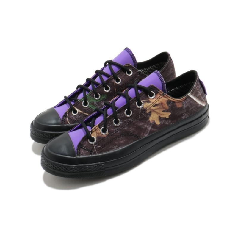 Converse 1970s Chuck Taylor All Star Gore-Tex Comfortable & Stylish Low-Top Espadrilles Unisex Purple Print