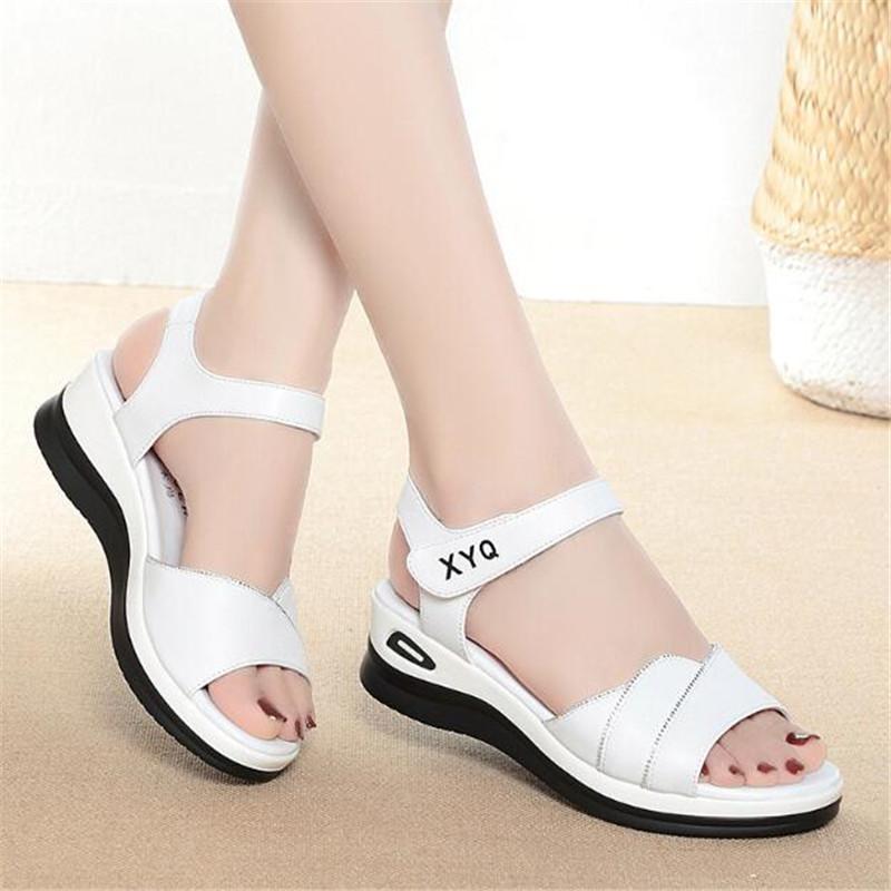 Women Sandals Wedges Shoes For Women Summer Sandals Platform Shoes Woman Thick Sole Gladiator Sandalias Casual Summer Shoes