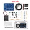 87.5-108MHz FM Radio DIY Kit Digital Display Electronic Soldering Practice Set STC8G1K08 RDA5807M AXS2031 Type-C 3.3V for Learn