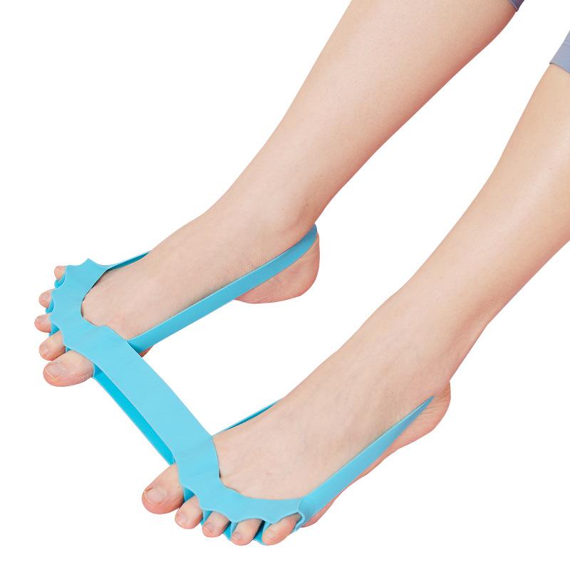1Pc Multifunctional Foot Resistance Band Stretching Toe Mobility Leg Training Hip Building Core Strengthening Durable Heavy Duty