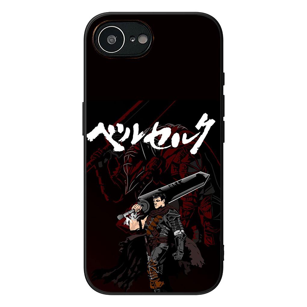 Soft Cover for Samsung Galaxy S25 S24 S23 FE Plus Ultra S7 Edge A16 A15 5G S25+ Coque Phone Case Berserks Guts Cartoon