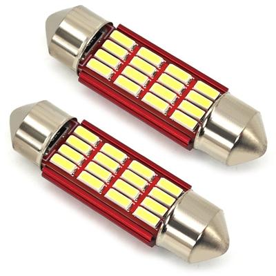 2 Stück C5W, C10W LED Birne 39mm SV8.5 12V CANBUS stark Off-Road