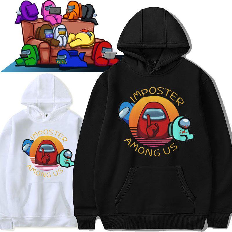 Game Imposter Casual Pullover Streetwear Sweatshirt Hoodies Tops Coat