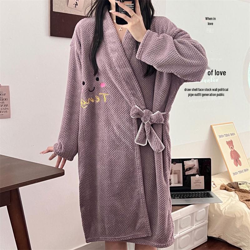 

Ультра-впитывающий Быстросохнущий Высококачественный Очень Толстый Халат-накидка для Зимы 140*90 cm