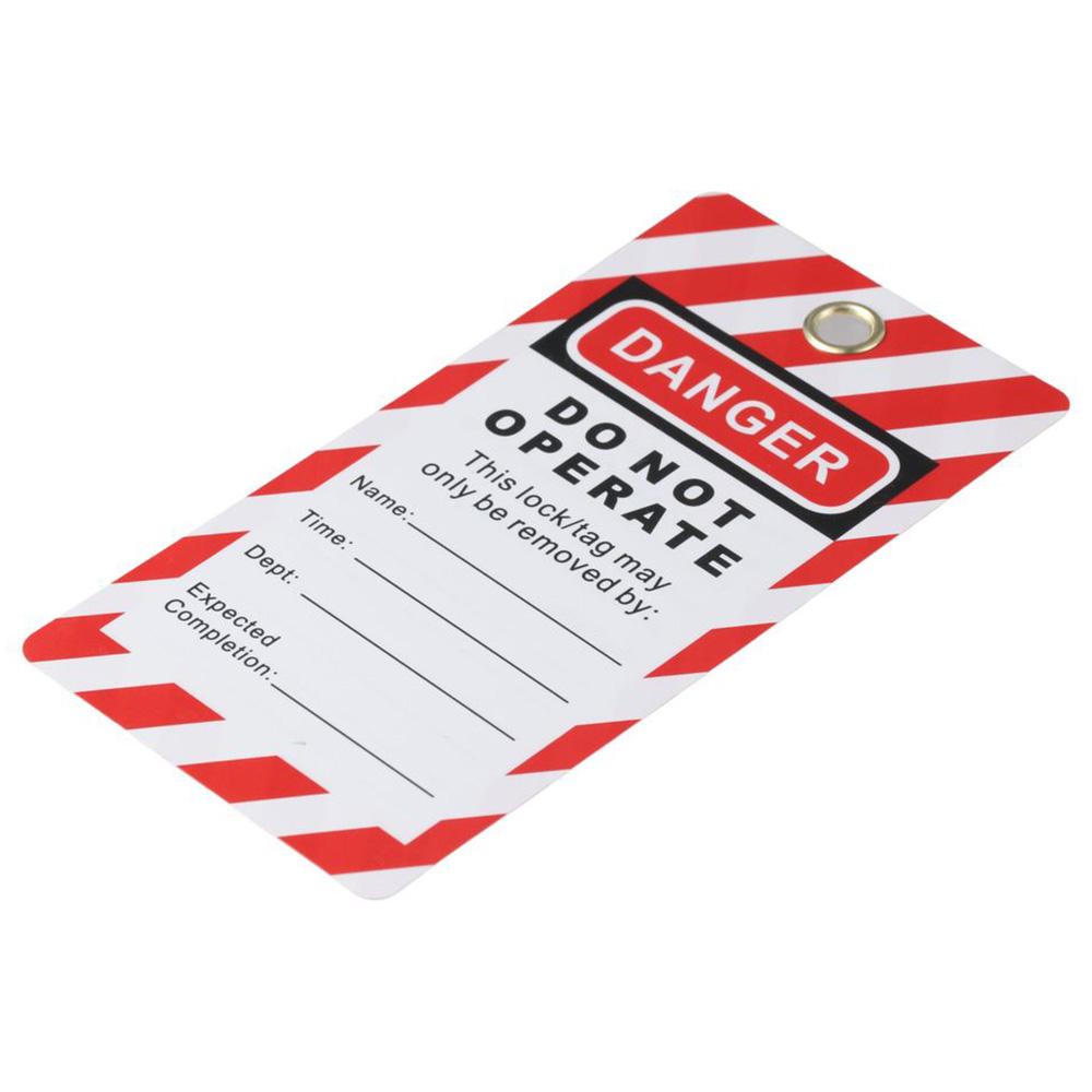 16.4*9.5 cm/6.5*3.7 inches Lockout Tagout Tags Compliance Safety Tags  Out of Service Maintenance