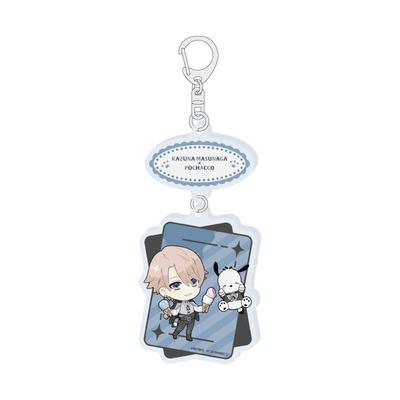 B PROJECT ~ Παθιασμένη Κλήση Αγάπης ~ x Χαρακτήρες Sanrio 06 Masunaga Kazuna x Pochacco [Εικονογράφηση Μίνι Χαρακτήρα] Συνδεδεμένο Ακρυλικό Μπρελόκ