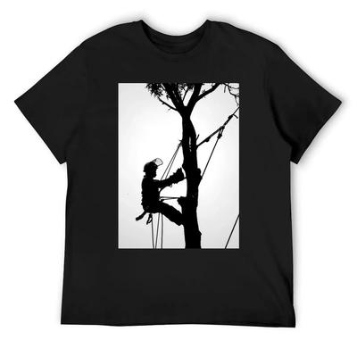 Arborista en Acción 3 Camiseta camiseta gráfica oversized ropa estética Ropa ropa de lujo vintage hombres