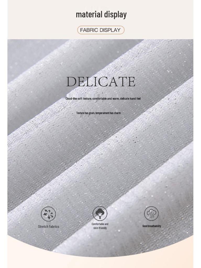 Damen Lurex Mesh Spitzenbluse - Herbst 2025 Langarm Halbochgeschlossenes Oberteil