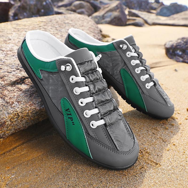 1 Pair of Mesh Half-Slippers, Sports Sandals, Beach Slippers, Breathable, Lightweight, Fashionable and Versatile, Suitable for Y