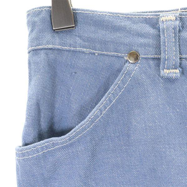 Wrangler 70'ler Vintage ABD Yapımı Düz kesim denim pantolon Mavi kot Kadın Kullanılmış