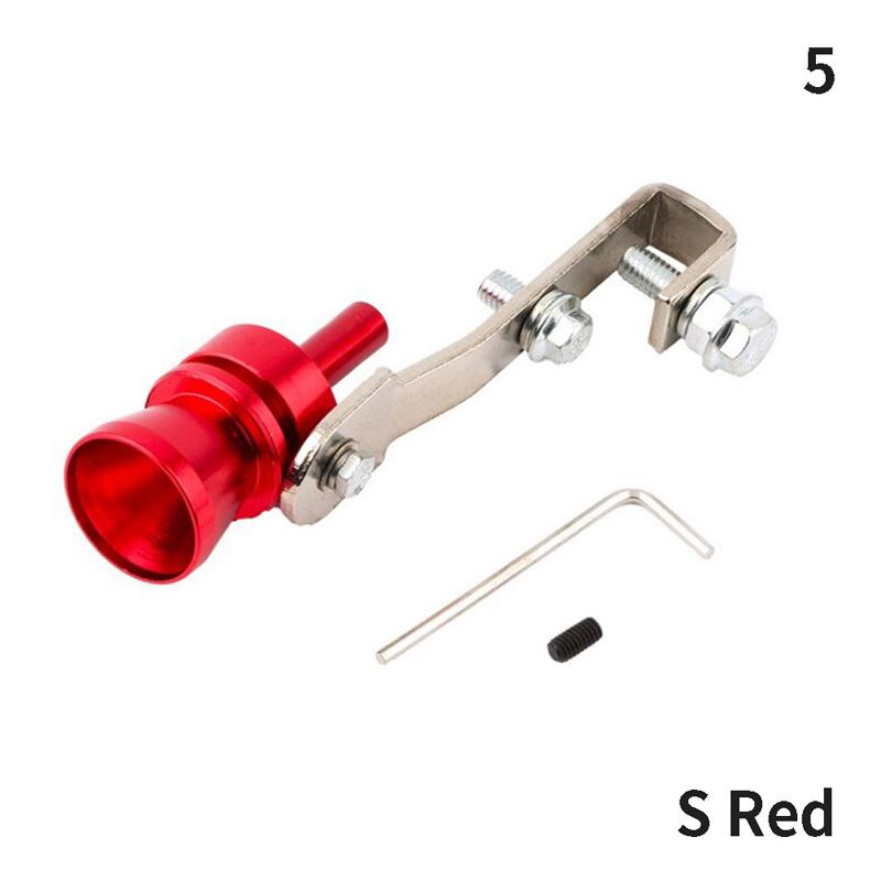 Motorbike Car Exhaust Fake Turbo Whistle Pipe Sound Muffler Blow Off Valve Universal Simulator Whistler