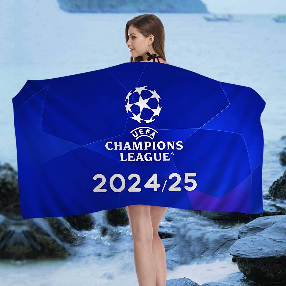 Fashion C-Champions Beach Towel Colorful Bath Towels for Girl Microfiber Quick Dry Sand Free Beach Yoga Spa Gym Pool