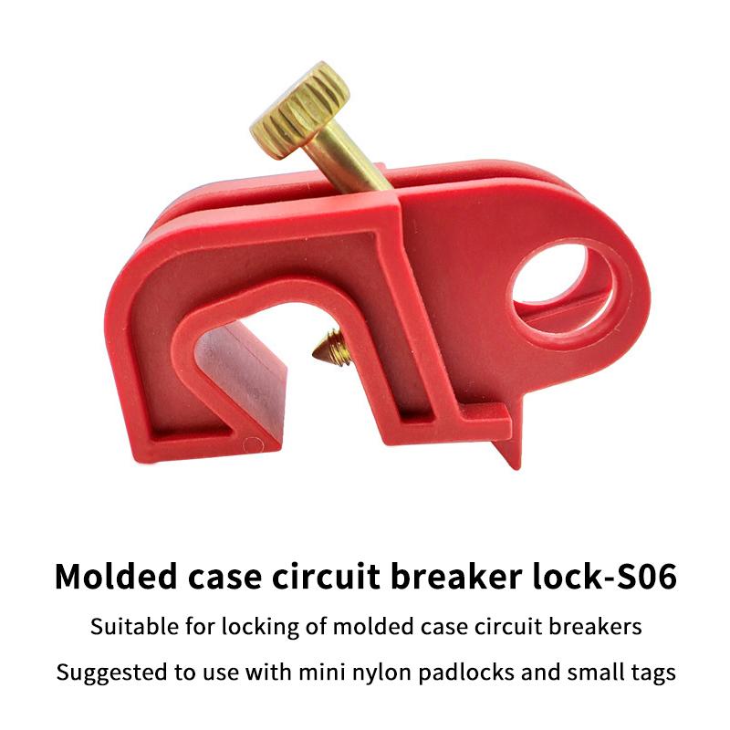 MCCB Circuit Breaker Lockout with Tool-Free Air Switch LOTO Device Safety Lock for Power Repair and Maintenance Task