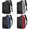 Waterproof Oxford Laptop Backpack for Men 15.6 Inch with USB Charging Business School Bag