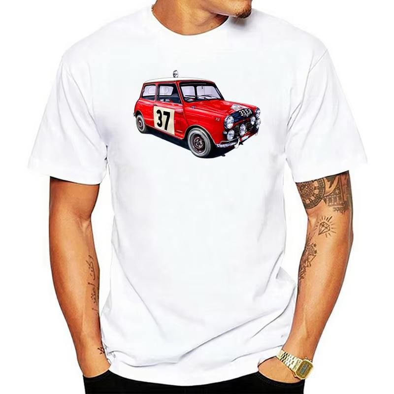 Monte Carlo Rally Mini Mens T-Shirt Cooper S 33 EJB 1275cc Classic Car Show Men Summer Fashion T Shirt S разноцветный