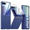 For Samsung Galaxy Z Flip 7 with HD Protective Film,Screen Protection,Anti-Scratch Shockproof Phone Case-Blue