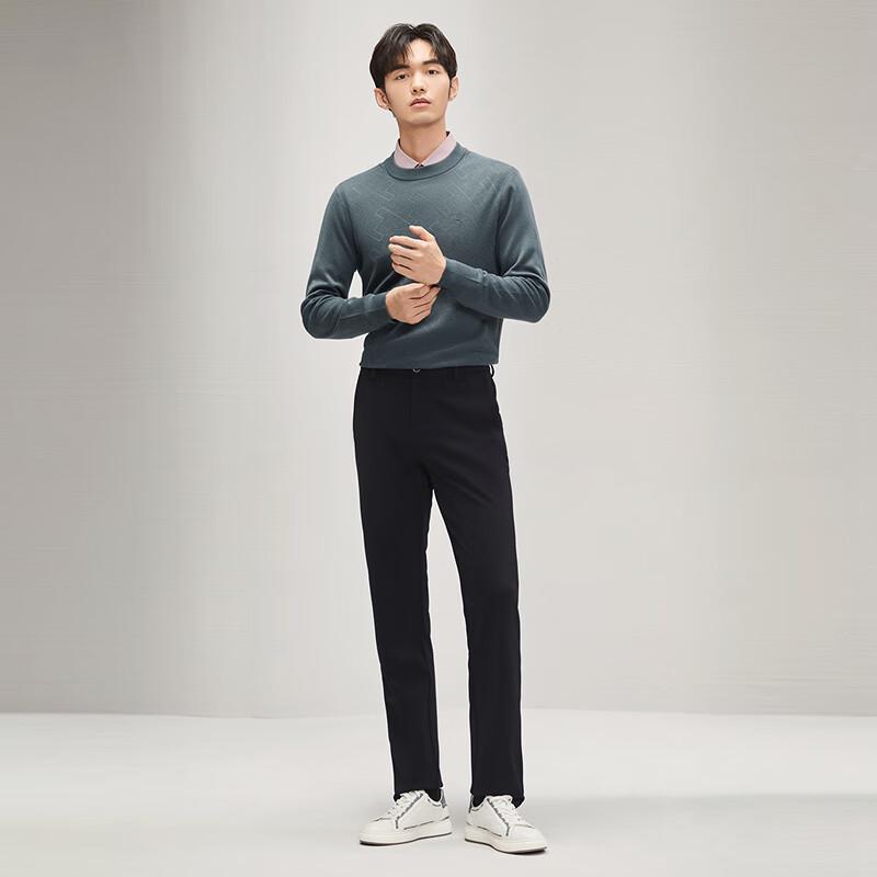 SEPTWOLVES Men's Heated Geometric Print Straight Casual Pants