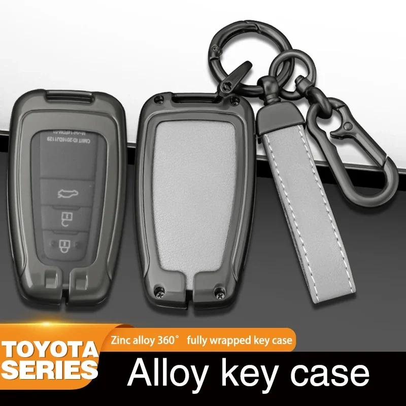 Car Remote Key Case Cover Shell Fob For Toyota Corolla Prius Camry CHR C-HR RAV4 Altis Land Cruiser Prado Keyless Accessories
