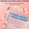 5 In 1 Electric Epilator for Women, USB Rechargeable Hair Removal Shaver for Body Face Bikini Portable Wet Dry IPX7 Waterproof Razor