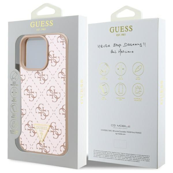 Guess Guhcp16Lpg4Gph Iphone 16 Pro6.3 Biały/White Hardcase New 4G Triangle